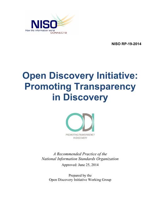 NISO RP-19-2014