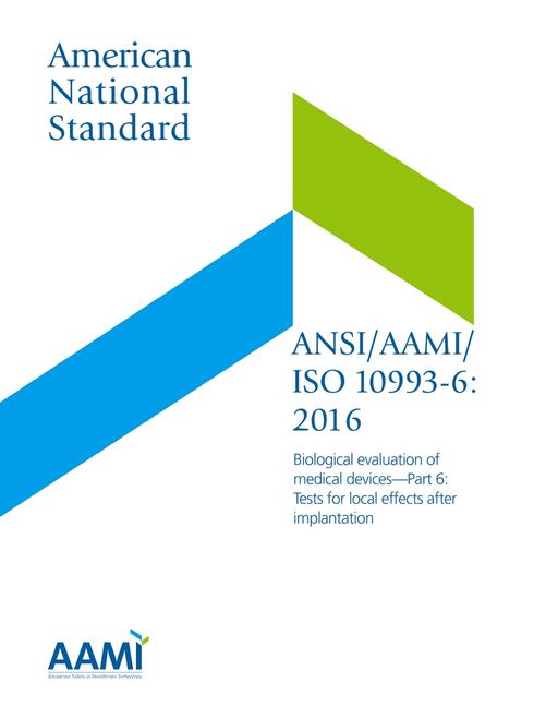 AAMI/ISO 10993-6:2016