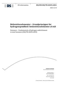 DANSK DS/CEN ISO/TR 20491
