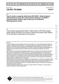 CEI IEC/TR 62669
