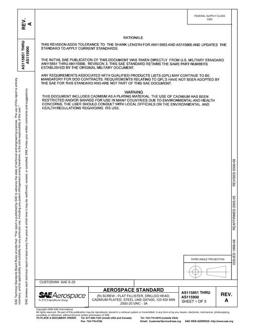 SAE AS115851A