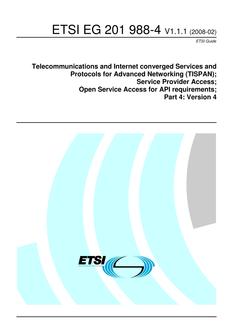 ETSI EG 201 988-4