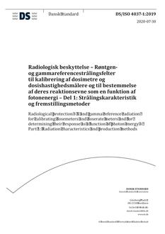 DANSK DS/ISO 4037-1