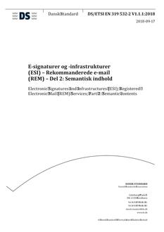 DANSK DS/ETSI EN 319 532-2 V1.1.1