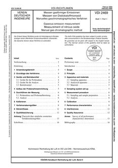 VDI VDI 2469 BLATT 1