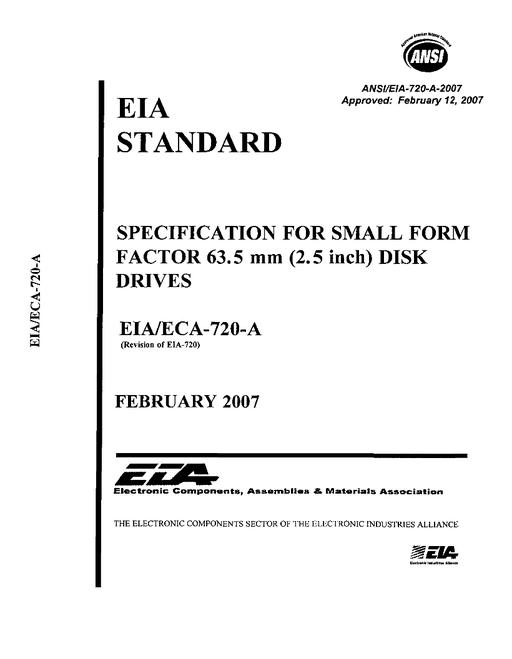 ECIA EIA/ECA-720-A