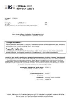 DANSK DSF/FPREN 15269-1