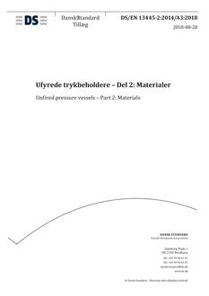 DANSK DS/EN 13445-2
