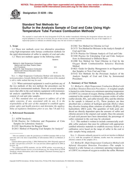ASTM D4239-04a