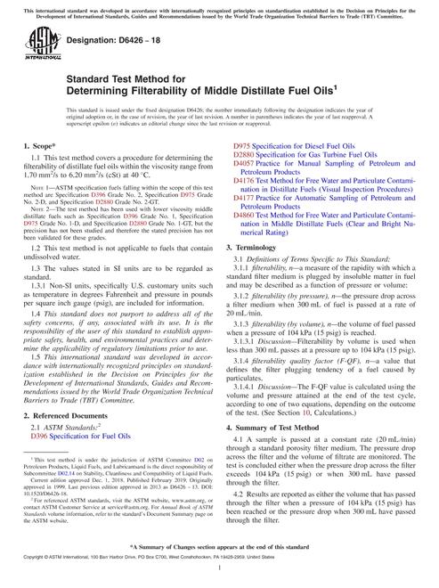 ASTM D6426-18