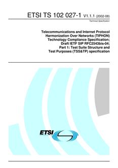 ETSI TS 102 027-1