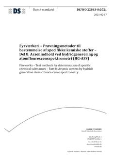 DANSK DS/ISO 22863-8