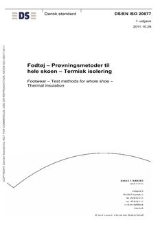 DANSK DS/EN ISO 20877