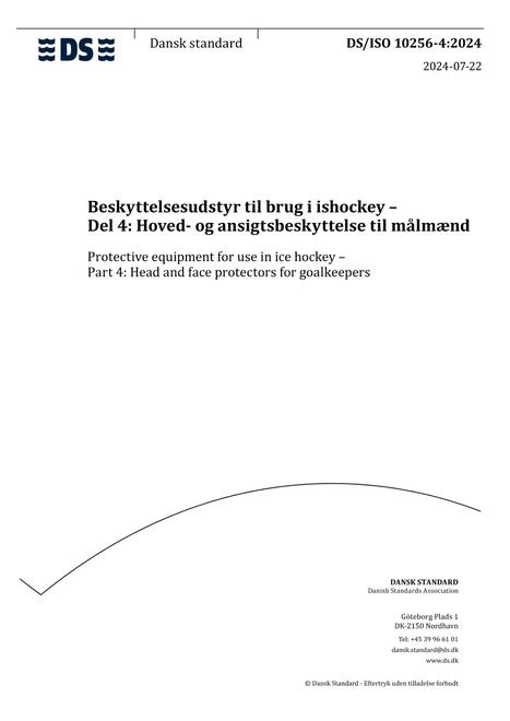 DANSK DS/ISO 10256-4
