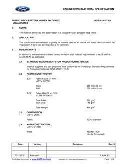 FORD WSS-M1H1073-A