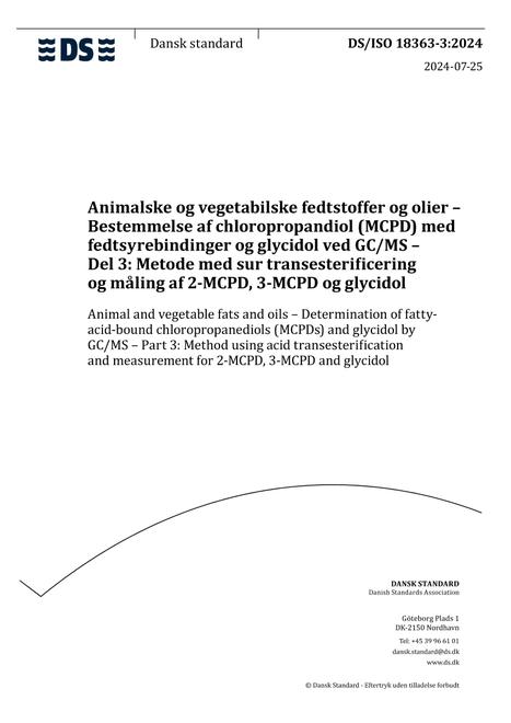 DANSK DS/ISO 18363-3