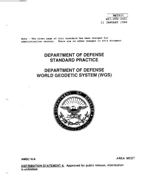MIL MIL-STD-2401