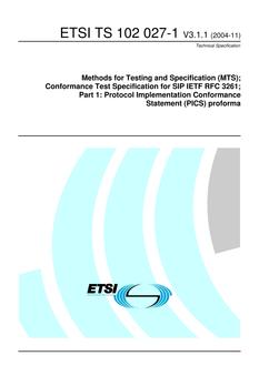ETSI TS 102 027-1