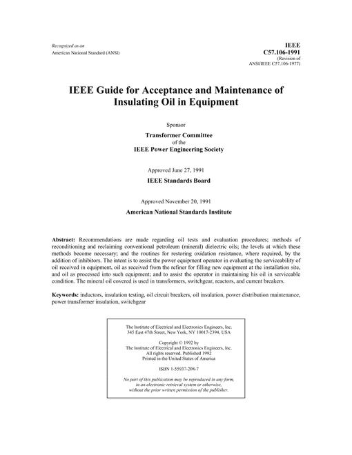 IEEE C57.106-1991
