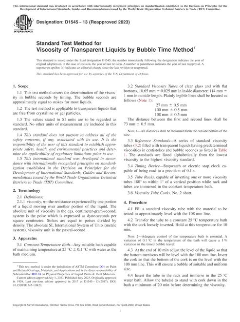 ASTM D1545-13(2023)