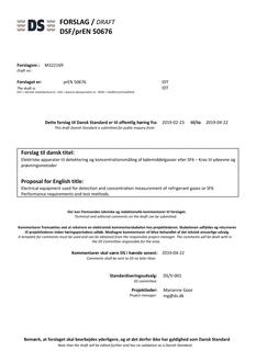 DANSK DSF/PREN 50676