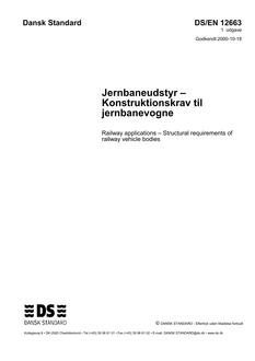 DANSK DS/EN 12663