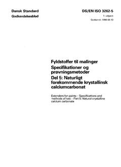 DANSK DS/EN ISO 3262-5