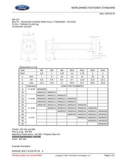 FORD WA110