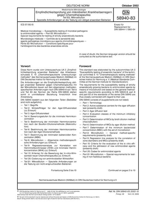 DIN 58940-83