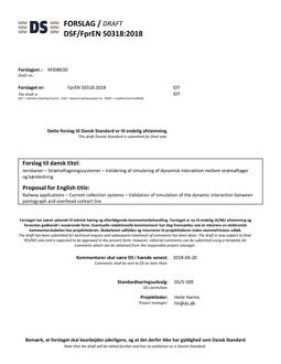 DANSK DSF/FPREN 50318