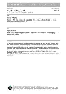 CEI EN 60793-2-40