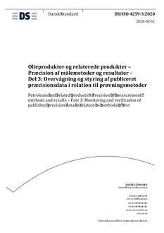 DANSK DS/ISO 4259-3