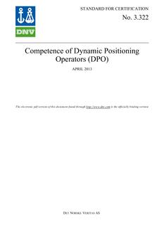 DNV DNV STD CERT 3.322