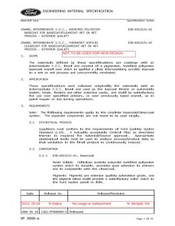 FORD ESB-M32J121-A1