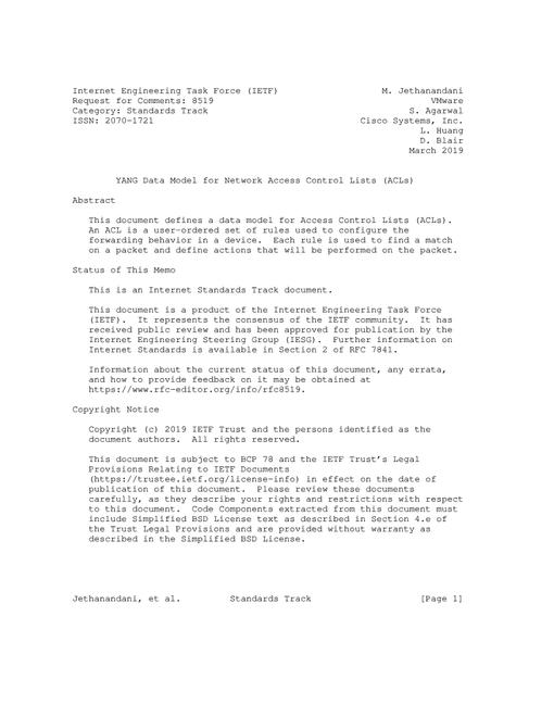 IETF RFC 8519