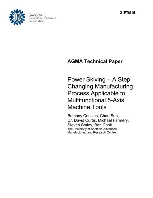 AGMA 21FTM15