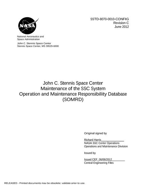 NASA SSTD-8070-0010-CONFIG Rev. C
