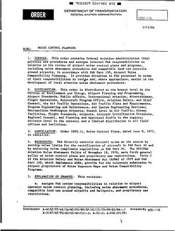 FAA FO 1050.11A