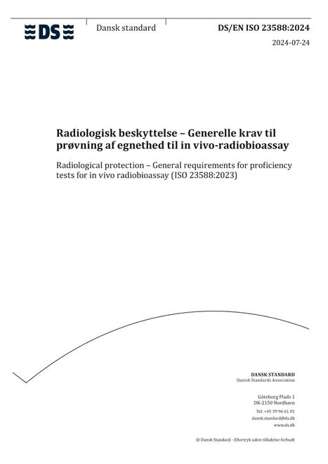DANSK DS/EN ISO 23588