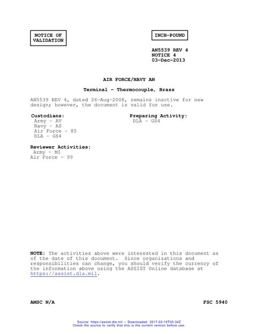 AN AN5539 Revision 4 Notice 4 - Validation