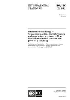 ISO/IEC 21481:2021