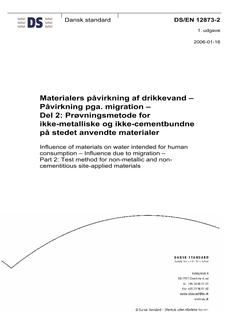 DANSK DS/EN 12873-2