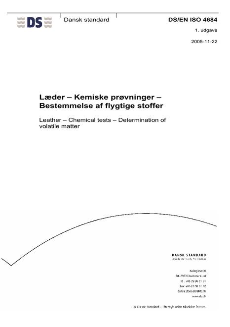 DANSK DS/EN ISO 4684