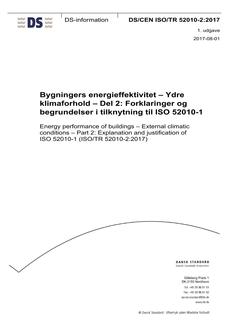 DANSK DS/CEN ISO/TR 52010-2