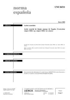 AENOR UNE 84311