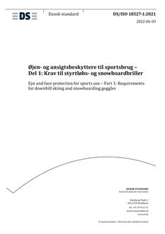 DANSK DS/ISO 18527-1