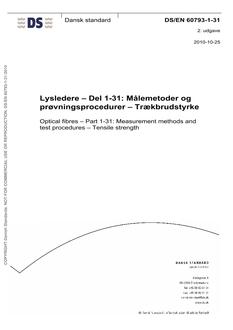 DANSK DS/EN 60793-1-31