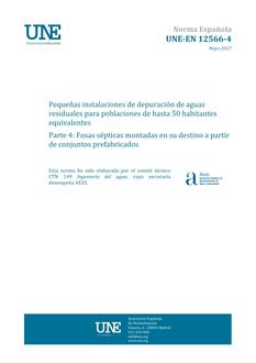AENOR UNE-EN 12566-4