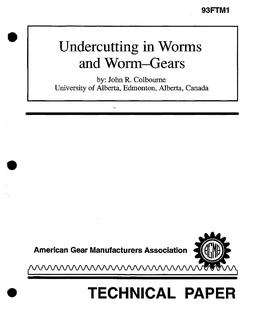 AGMA 93FTM1