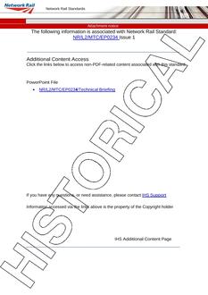 NR NR/L2/MTC/EP0234 ISSUE 1